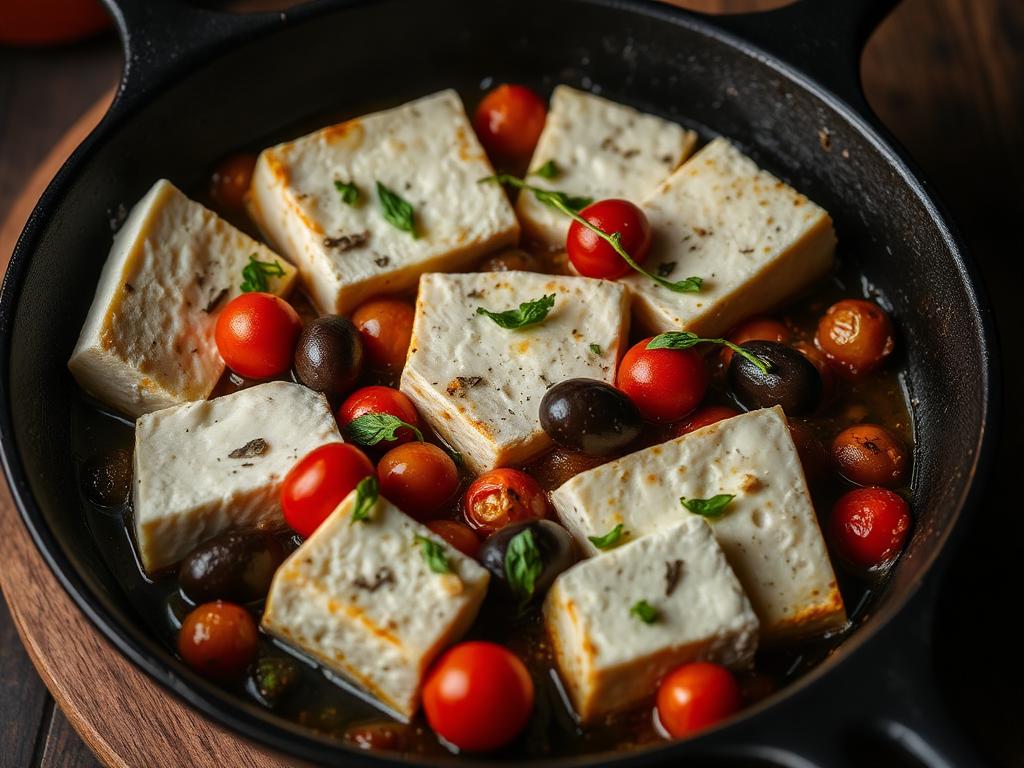 Gebratener Schafskäse