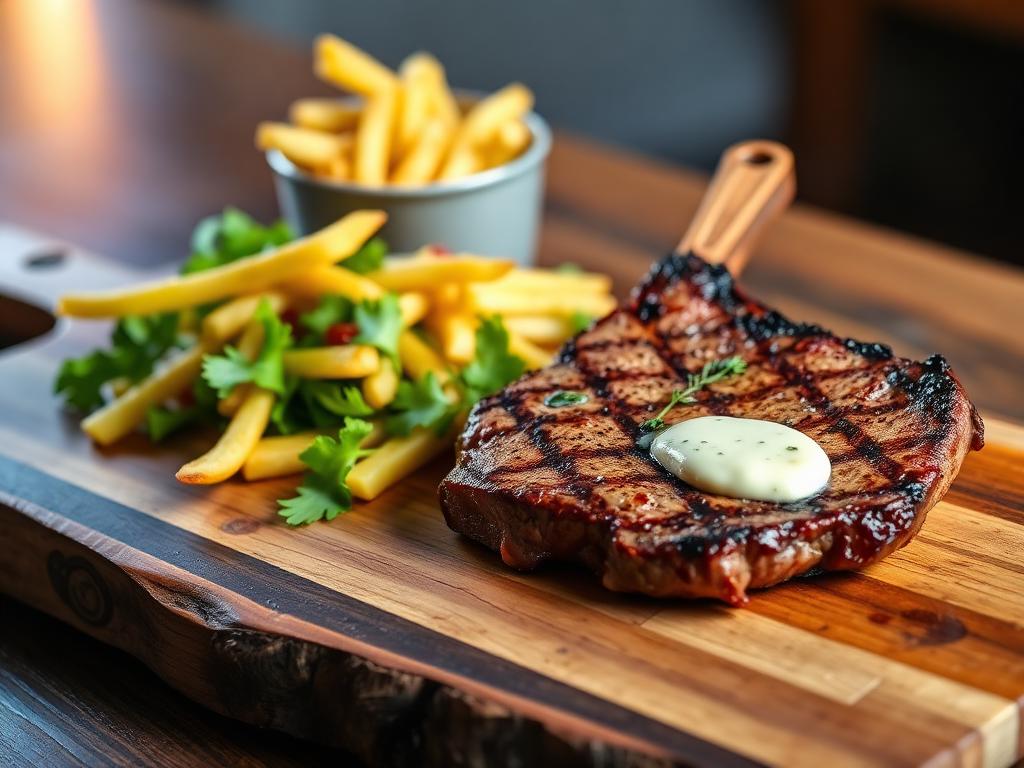 Rumpsteak mit Kräuterbutter